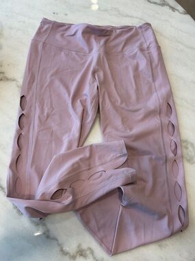 Victoria's Secret Sport Dusty Rose Cutout Leggings L New no tag